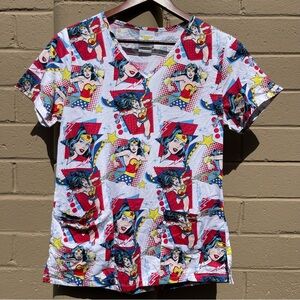 Wonder Woman XS scrub‎ top